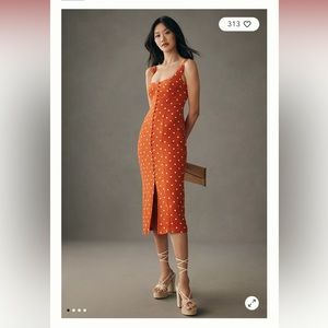 Maeve Sweetheart Button-Front Dress